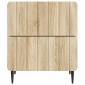 vidaXL Κομοδίνο 2 τεμ. Sonoma Δρυς 43 x 34,5 x 49,5 εκ