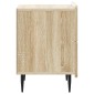 vidaXL Κομοδίνο 2 τεμ. Sonoma Δρυς 43 x 34,5 x 49,5 εκ