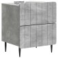vidaXL Κομοδίνο Γκρι Σκυροδέματος 43 x 34,5 x 49,5 εκ