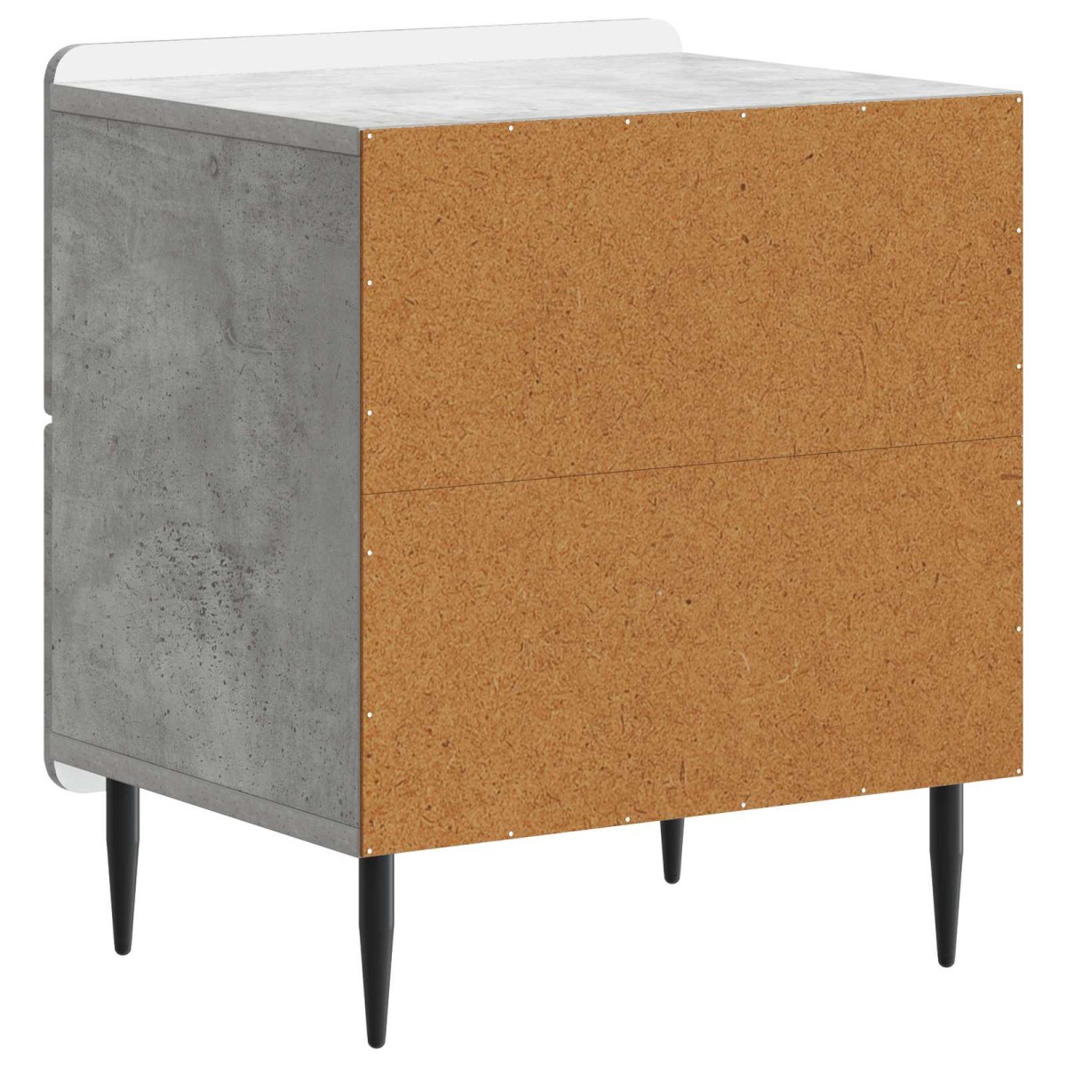 vidaXL Κομοδίνο Γκρι Σκυροδέματος 43 x 34,5 x 49,5 εκ