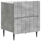 vidaXL Κομοδίνο Γκρι Σκυροδέματος 43 x 34,5 x 49,5 εκ