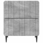 vidaXL Κομοδίνο 2 τεμ. Γκρι Σκυροδέματος 43 x 34,5 x 49,5 εκ