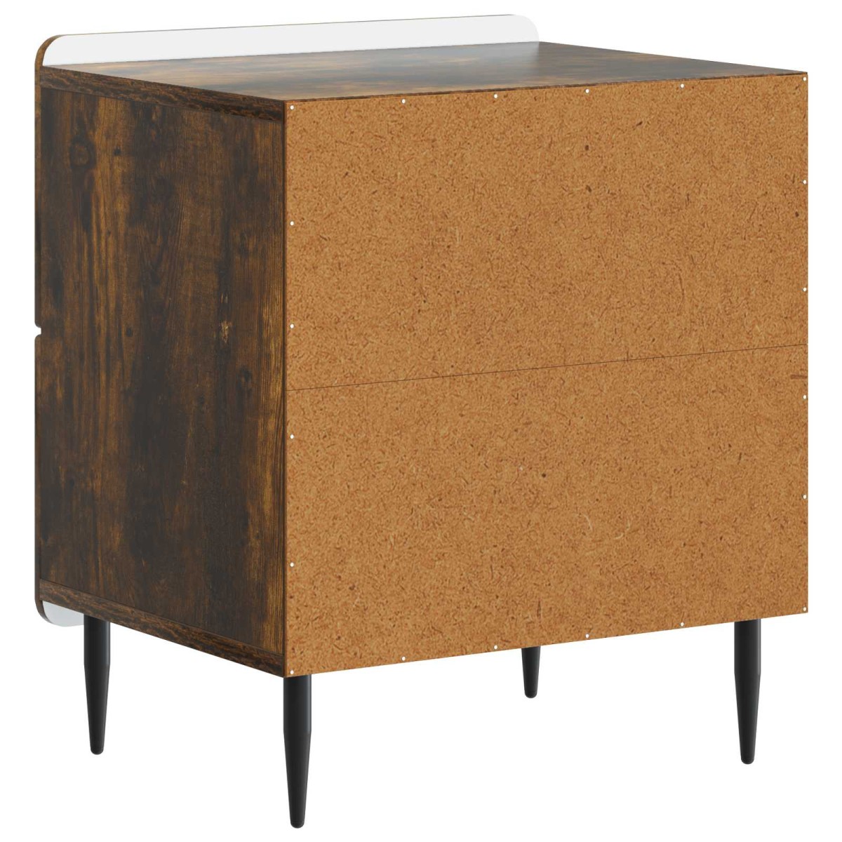 vidaXL Κομοδίνο Καπνισμένο Ξύλο Δρυός 43 x 34,5 x 49,5 εκ