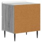 vidaXL Κομοδίνο Γκρι Sonoma 43 x 34,5 x 49,5 εκ Επεξεργασμένο Ξύλο