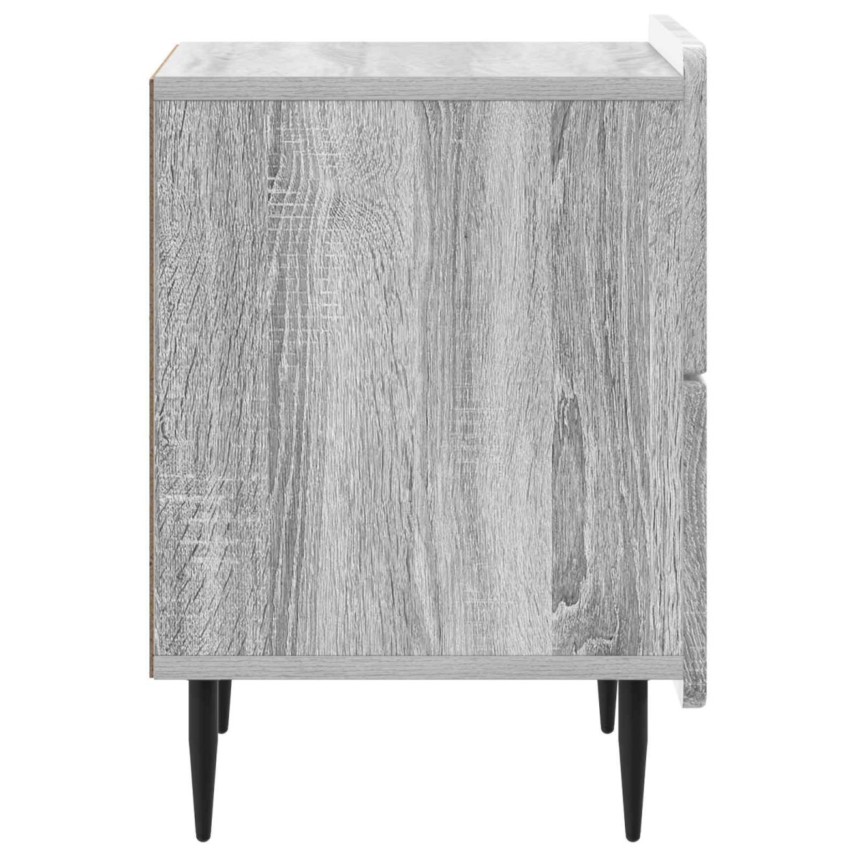 vidaXL Κομοδίνο 2 τεμ. Γκρι Sonoma 43 x 34,5 x 49,5 εκ