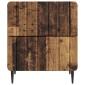 vidaXL Κομοδίνο Παλαιωμένο ξύλο 43 x 34,5 x 49,5 εκ Επεξεργασμένο Ξύλο