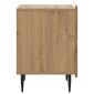 vidaXL Κομοδίνο Artisan Δρυς 43 x 34,5 x 49,5 εκ Επεξεργασμένο Ξύλο