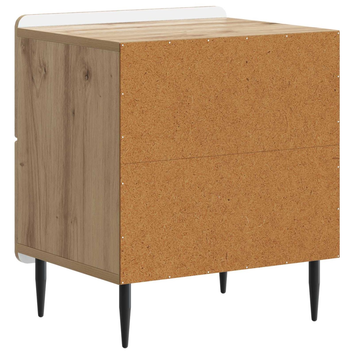 vidaXL Κομοδίνο 2 τεμ. Artisan Δρυς 43 x 34,5 x 49,5 εκ