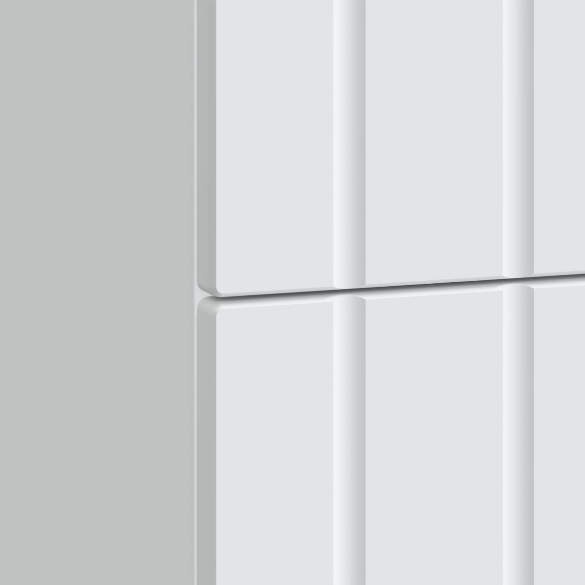 vidaXL Κομοδίνο Λευκό 62 x 34,5 x 49,5 εκ. Επεξεργασμένο Ξύλο