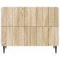 vidaXL Κομοδίνο Sonoma Δρυς 62 x 34,5 x 49,5 εκ. Επεξεργασμένο Ξύλο