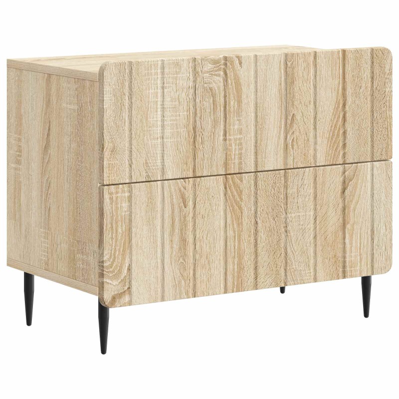 vidaXL Κομοδίνο Sonoma Δρυς 62 x 34,5 x 49,5 εκ. Επεξεργασμένο Ξύλο