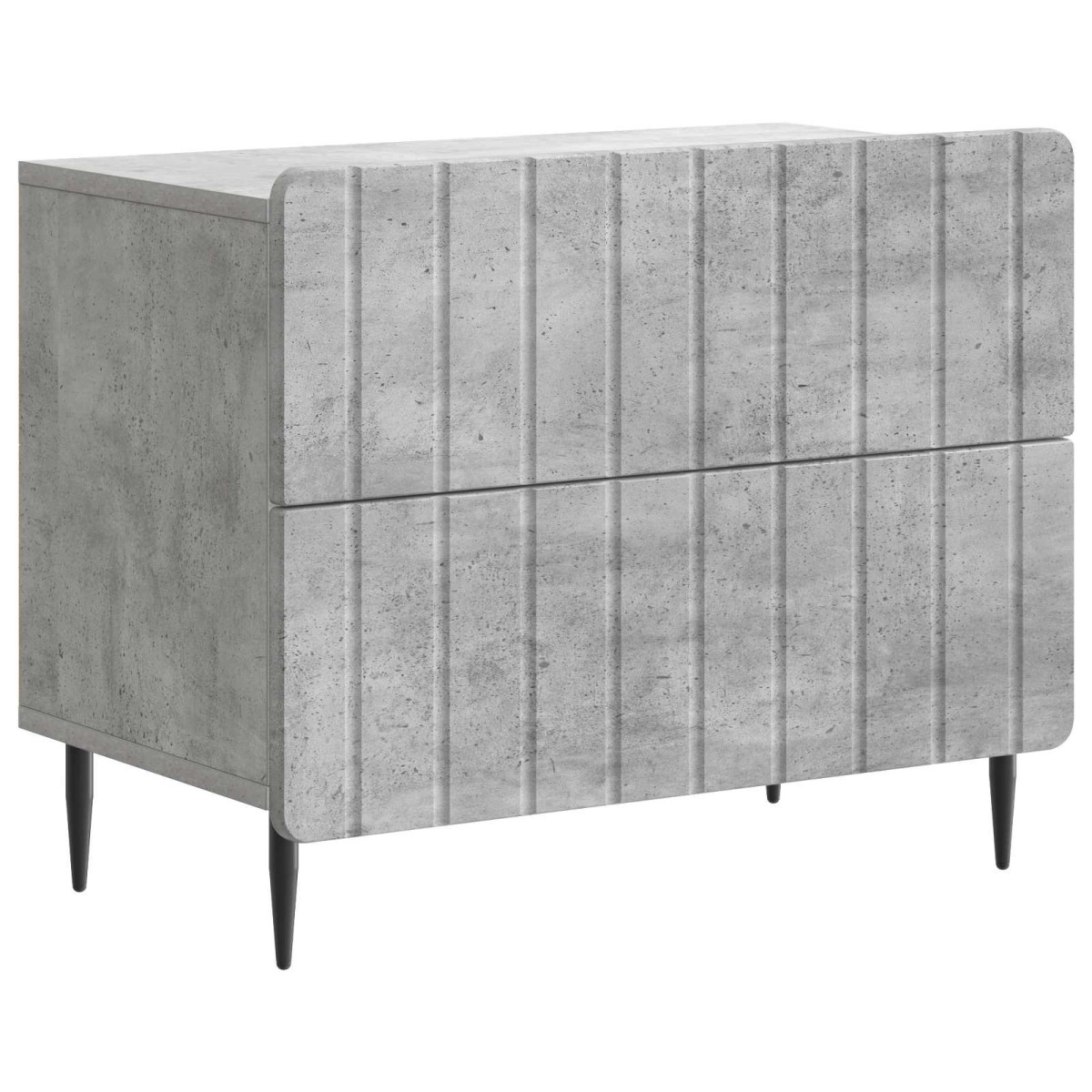 vidaXL Κομοδίνο Γκρι Σκυροδέματος 62 x 34,5 x 49,5 εκ.