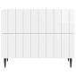 vidaXL Κομοδίνο Γυαλιστερό Λευκό 62 x 34,5 x 49,5 εκ.