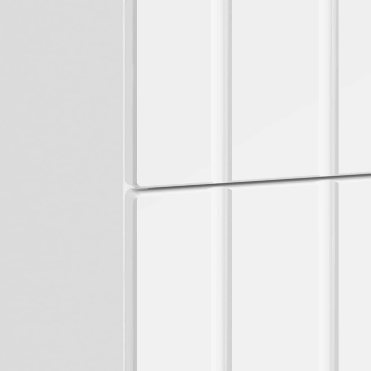 vidaXL Κομοδίνο Γυαλιστερό Λευκό 62 x 34,5 x 49,5 εκ.