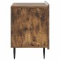 vidaXL Κομοδίνο Καπνισμένο Ξύλο Δρυός 62 x 34,5 x 49,5 εκ.