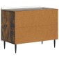 vidaXL Κομοδίνο Καπνισμένο Ξύλο Δρυός 62 x 34,5 x 49,5 εκ.