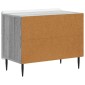 vidaXL Κομοδίνο Γκρι Sonoma 62 x 34,5 x 49,5 εκ. Επεξεργασμένο Ξύλο