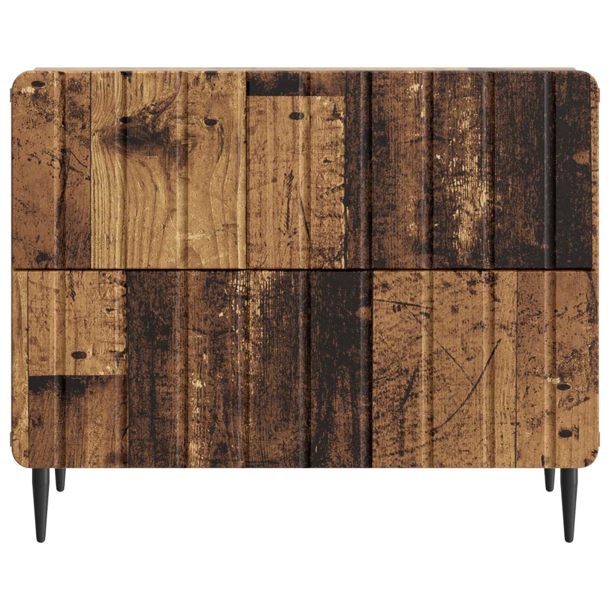 vidaXL Κομοδίνο Παλαιωμένο ξύλο 62 x 34,5 x 49,5 εκ.
