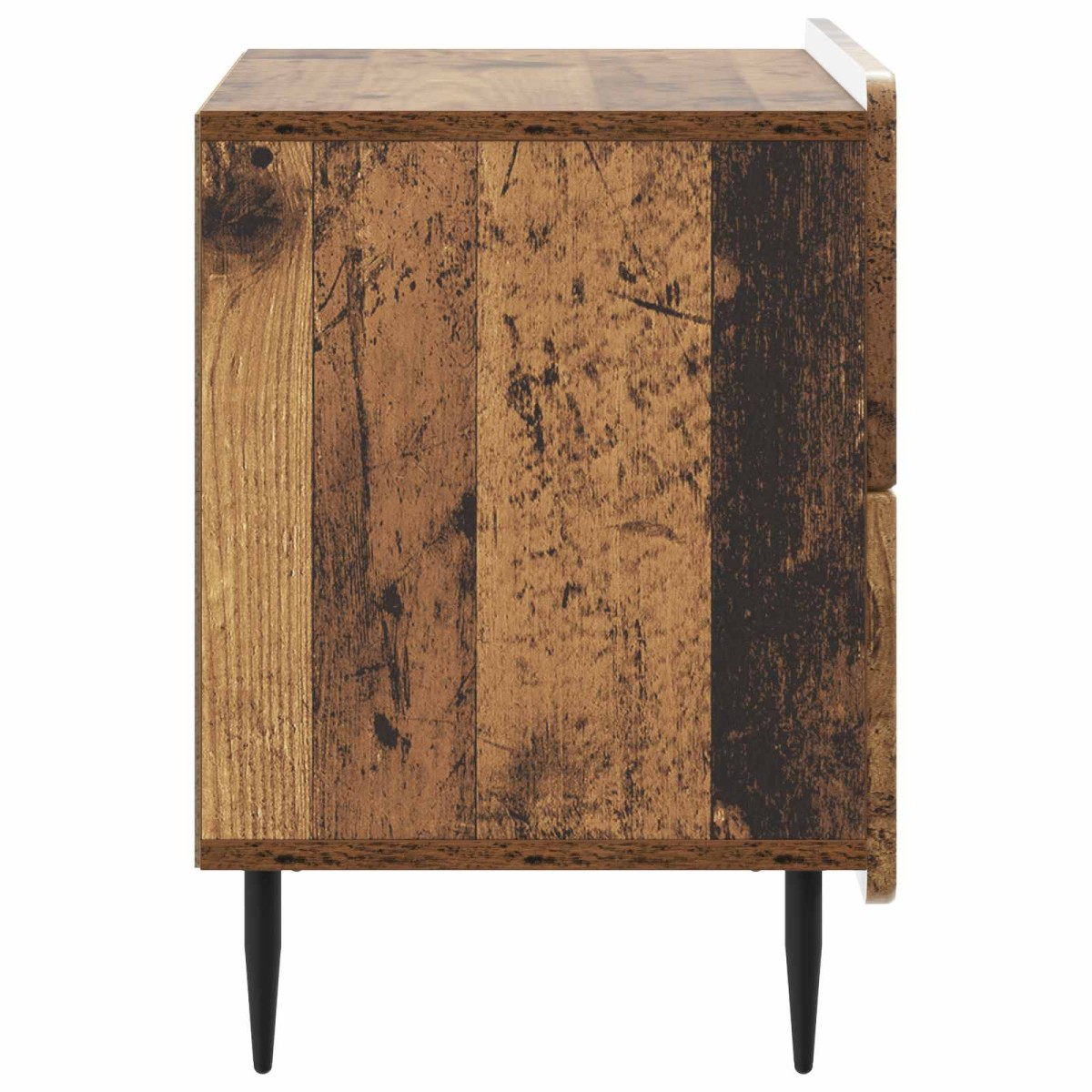 vidaXL Κομοδίνο Παλαιωμένο ξύλο 62 x 34,5 x 49,5 εκ.