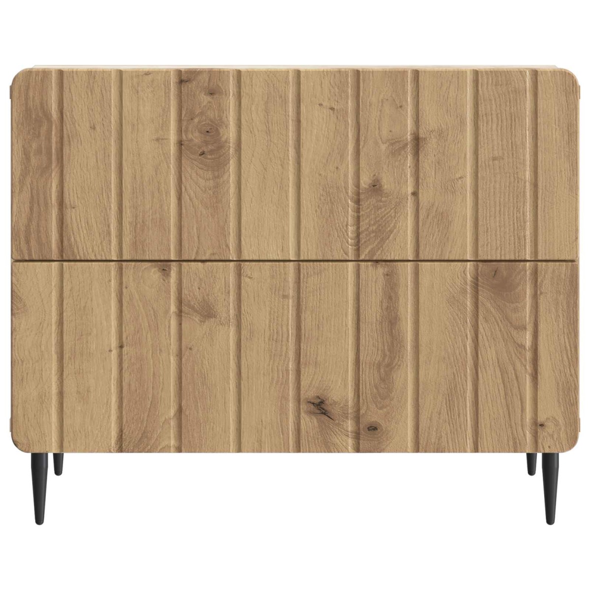 vidaXL Κομοδίνο Artisan Δρυς 62 x 34,5 x 49,5 εκ. Επεξεργασμένο Ξύλο