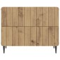 vidaXL Κομοδίνο Artisan Δρυς 62 x 34,5 x 49,5 εκ. Επεξεργασμένο Ξύλο