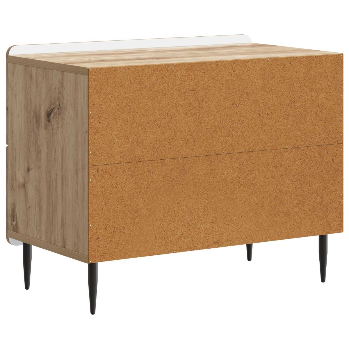 vidaXL Κομοδίνο Artisan Δρυς 62 x 34,5 x 49,5 εκ. Επεξεργασμένο Ξύλο
