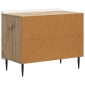 vidaXL Κομοδίνο Artisan Δρυς 62 x 34,5 x 49,5 εκ. Επεξεργασμένο Ξύλο