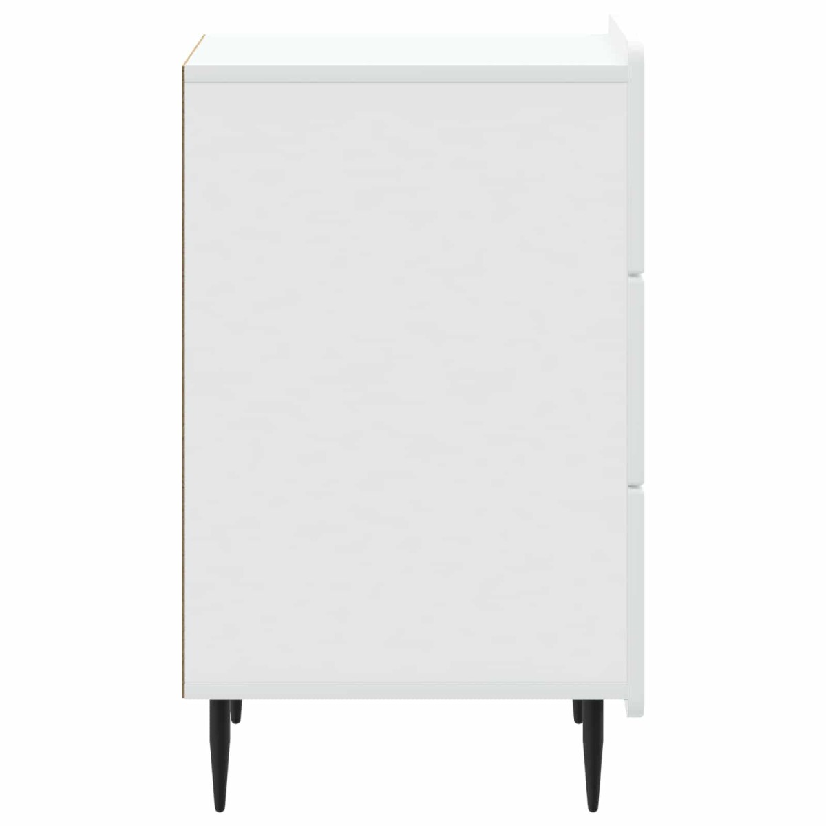 vidaXL Κομοδίνο με συρτάρι Λευκό 43x 41 x 68 εκ Επεξεργασμένο Ξύλο