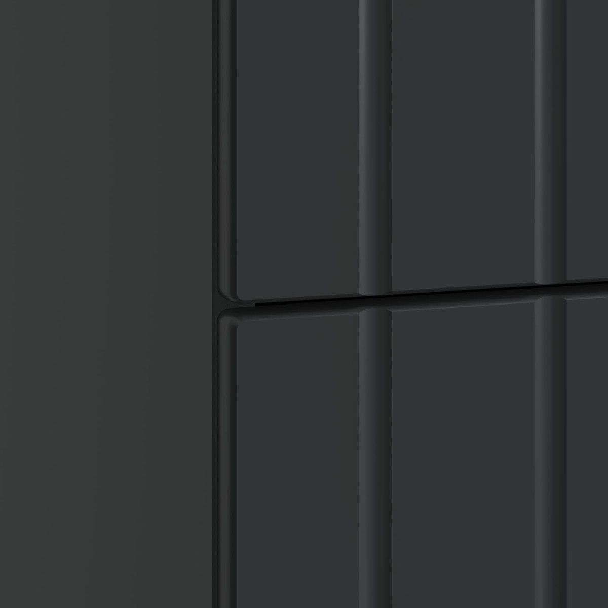vidaXL Κομοδίνο με συρτάρι Μαύρο 43x 41 x 68 εκ Επεξεργασμένο Ξύλο