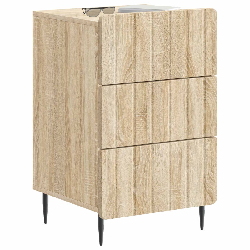 vidaXL Κομοδίνο Sonoma Δρυς 43x 41 x 68 εκ Επεξεργασμένο Ξύλο