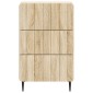 vidaXL Κομοδίνο Sonoma Δρυς 43x 41 x 68 εκ Επεξεργασμένο Ξύλο