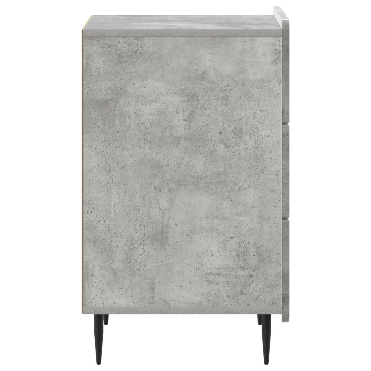 vidaXL Κομοδίνο Γκρι Σκυροδέματος 43x 41 x 68 εκ Επεξεργασμένο Ξύλο