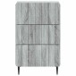 vidaXL Κομοδίνο Γκρι Sonoma 43x 41 x 68 εκ Επεξεργασμένο Ξύλο