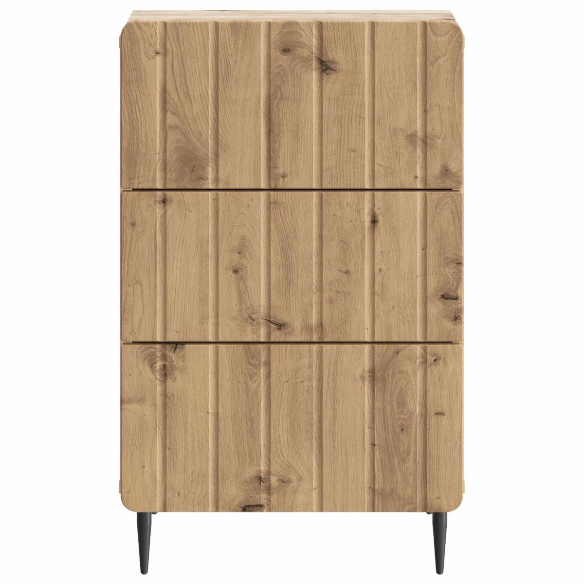 vidaXL Κομοδίνο Artisan Δρυς 43x 41 x 68 εκ Επεξεργασμένο Ξύλο
