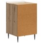vidaXL Κομοδίνο Artisan Δρυς 43x 41 x 68 εκ Επεξεργασμένο Ξύλο