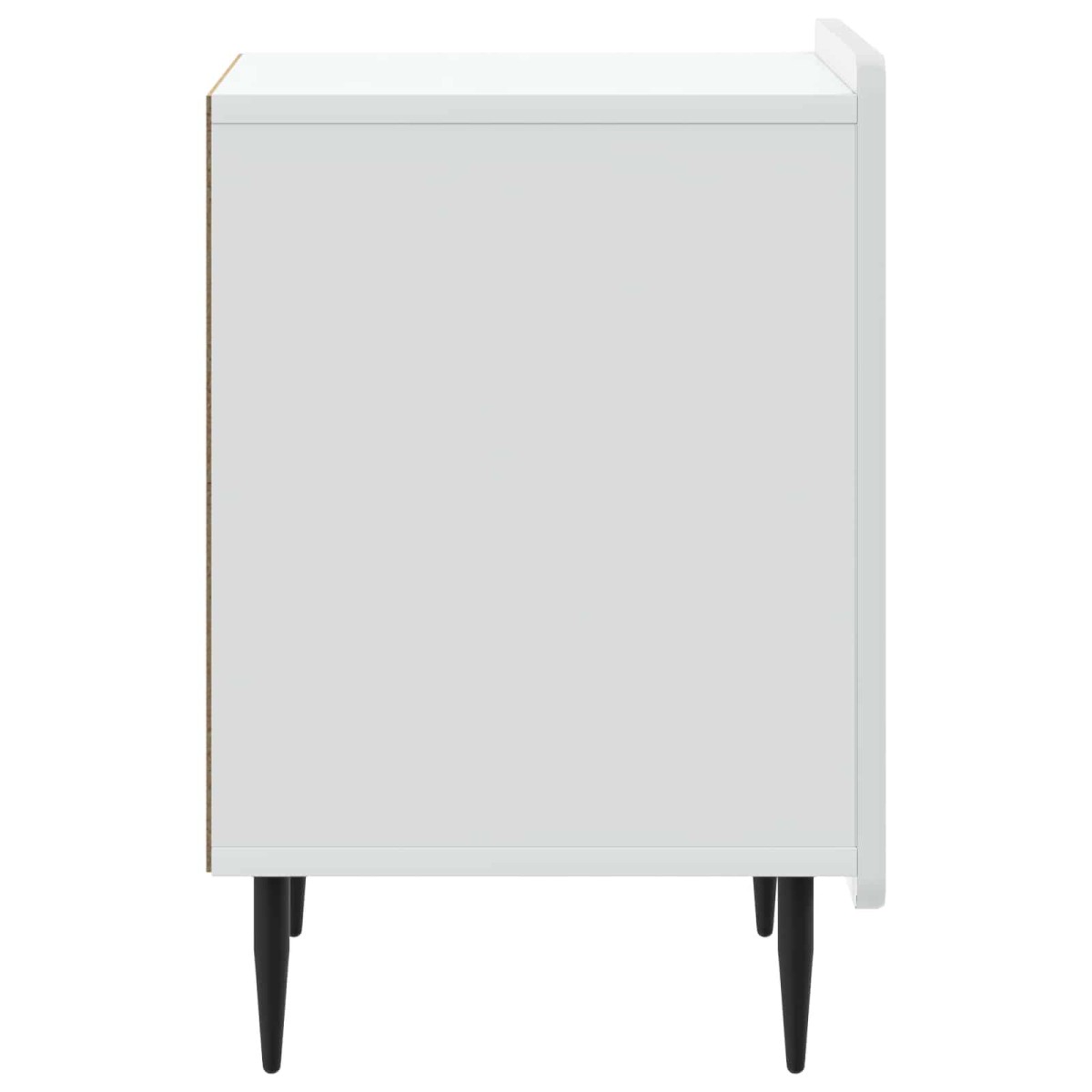 vidaXL Κομοδίνο Λευκό 43 x 34,5 x 52 εκ Επεξεργασμένο Ξύλο