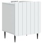 vidaXL Κομοδίνο 2 τεμ. Λευκό 43 x 34,5 x 52 εκ Επεξεργασμένο Ξύλο