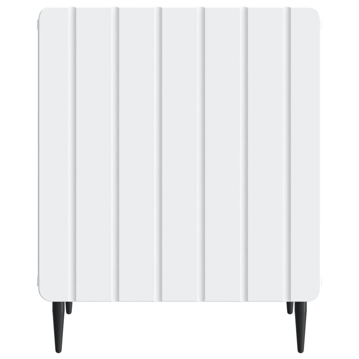 vidaXL Κομοδίνο 2 τεμ. Λευκό 43 x 34,5 x 52 εκ Επεξεργασμένο Ξύλο