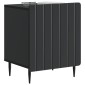 vidaXL Κομοδίνο Μαύρο 43 x 34,5 x 52 εκ Επεξεργασμένο Ξύλο