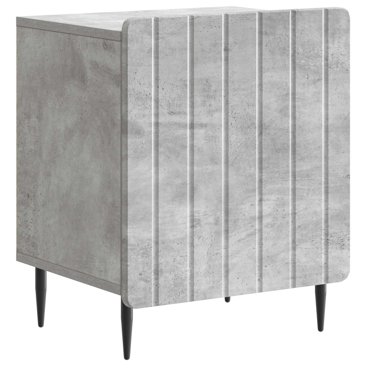 vidaXL Κομοδίνο 2 τεμ. Γκρι Σκυροδέματος 43 x 34,5 x 52 εκ
