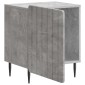 vidaXL Κομοδίνο 2 τεμ. Γκρι Σκυροδέματος 43 x 34,5 x 52 εκ