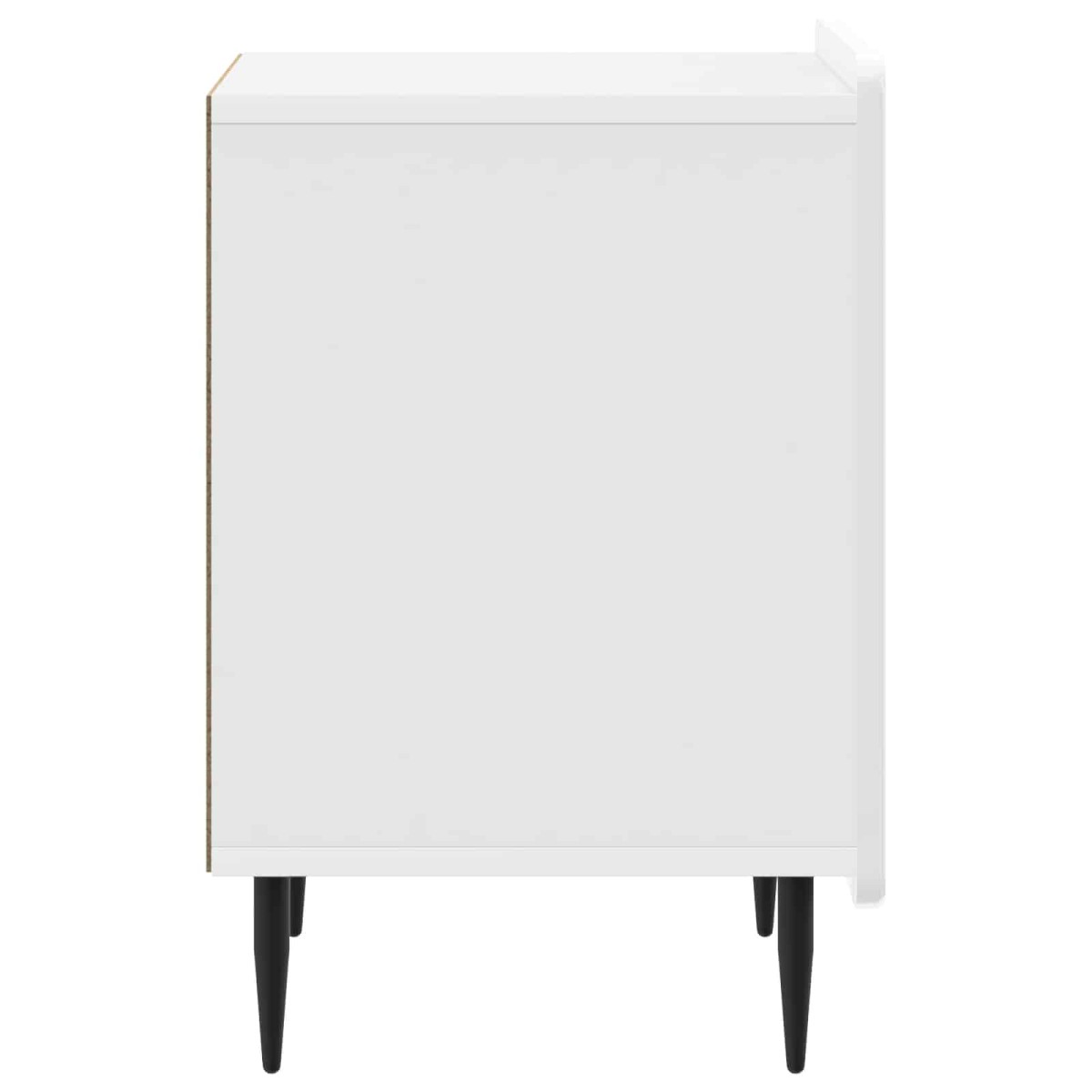 vidaXL Κομοδίνο 2 τεμ. Γυαλιστερό Λευκό 43 x 34,5 x 52 εκ