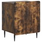 vidaXL Κομοδίνο 2 τεμ. Καπνισμένο Ξύλο Δρυός 43 x 34,5 x 52 εκ