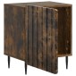 vidaXL Κομοδίνο 2 τεμ. Καπνισμένο Ξύλο Δρυός 43 x 34,5 x 52 εκ