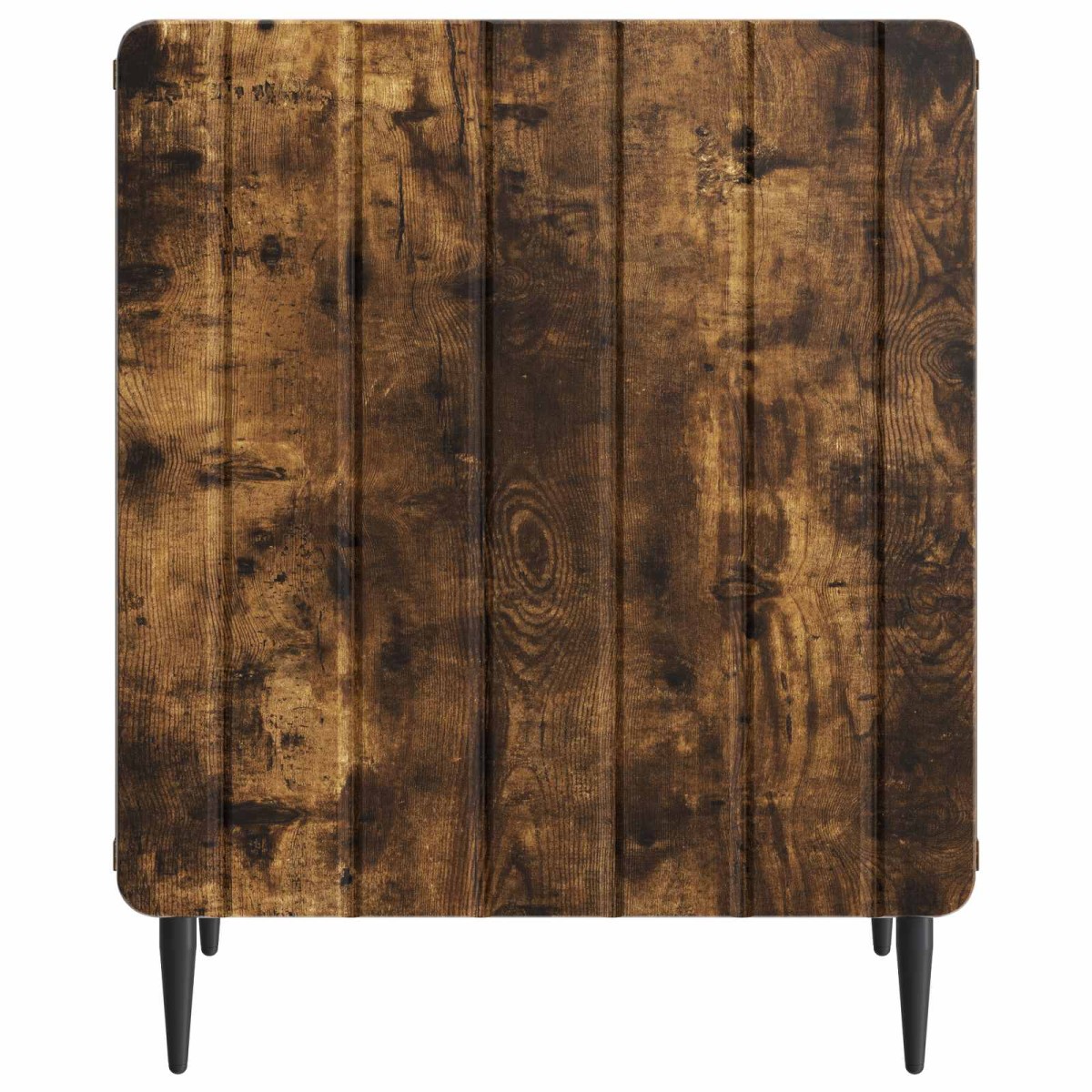 vidaXL Κομοδίνο 2 τεμ. Καπνισμένο Ξύλο Δρυός 43 x 34,5 x 52 εκ