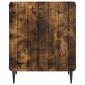 vidaXL Κομοδίνο 2 τεμ. Καπνισμένο Ξύλο Δρυός 43 x 34,5 x 52 εκ