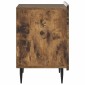 vidaXL Κομοδίνο 2 τεμ. Καπνισμένο Ξύλο Δρυός 43 x 34,5 x 52 εκ