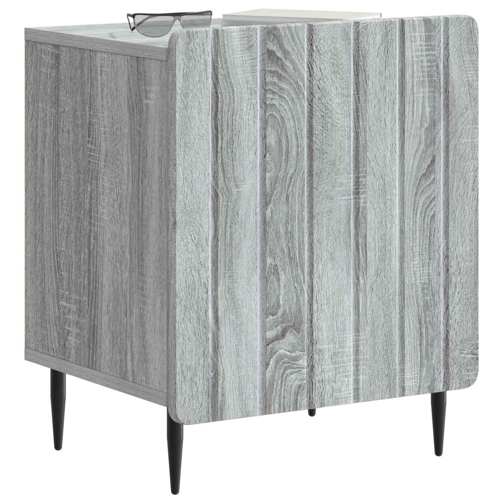 vidaXL Κομοδίνο Γκρι Sonoma 43 x 34,5 x 52 εκ Επεξεργασμένο Ξύλο