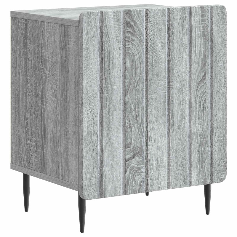 vidaXL Κομοδίνο Γκρι Sonoma 43 x 34,5 x 52 εκ Επεξεργασμένο Ξύλο