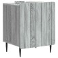 vidaXL Κομοδίνο 2 τεμ. Γκρι Sonoma 43 x 34,5 x 52 εκ